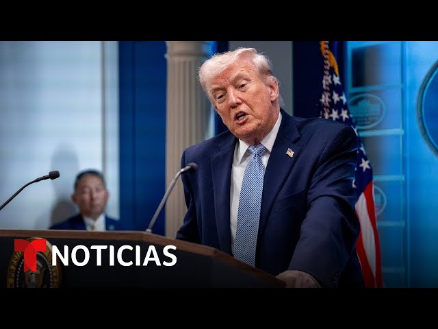 Trump refuerza ultimátum para que Irán abra el estrecho de Ormuz | Noticias Telemundo