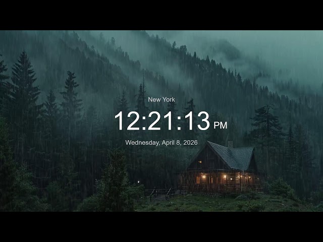 🔴 LIVE | Clock / Time in New York now / LIVE New York / what time is it now