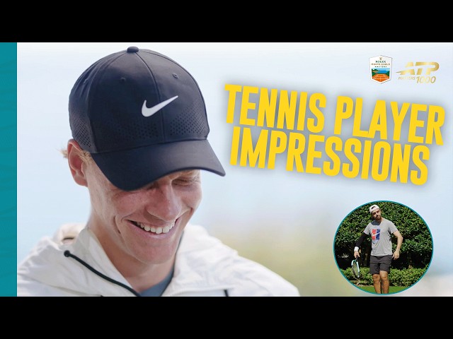 Can You Guess These Tennis Player Impressions? (Part 2) 🤔