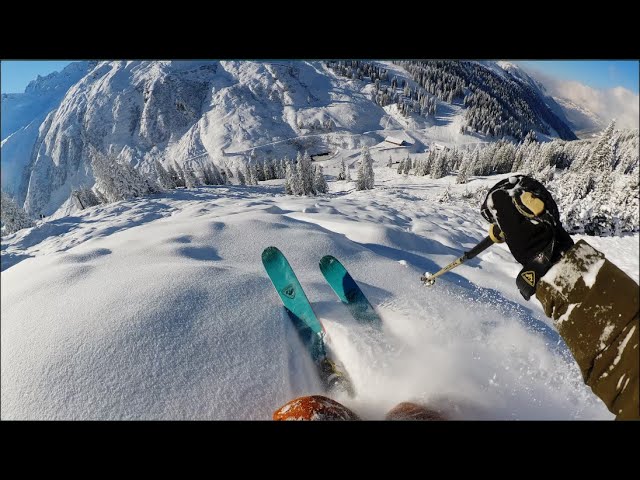 First Powder Turns of the Season | RAW POV Silvretta Montafon