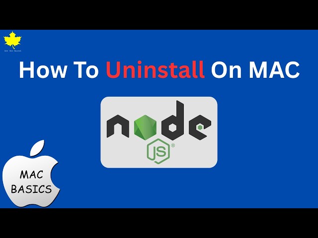 Uninstall Node.js and npm on macOS (Homebrew & Manual Method)