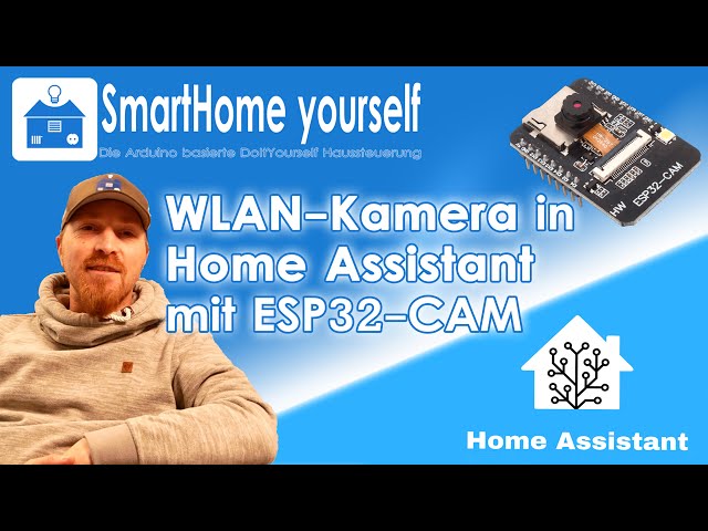 Integrate an inexpensive ESP32-CAM as a WLAN camera in Home Assistant
