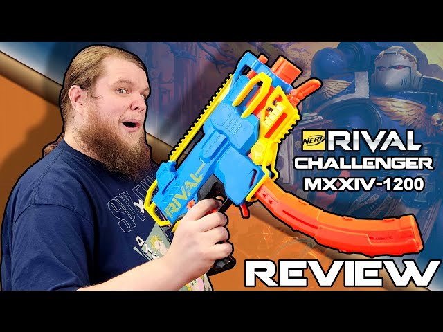 NERF Made a BOLTER! NERF Rival Challenger MXXIV-1200 Blaster Review