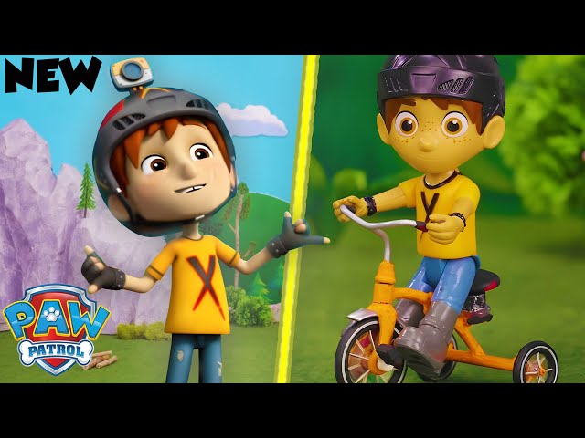 NEW! PAW Patrol Mountain Rescue Toy Play | Daring Danny X Saves Francois