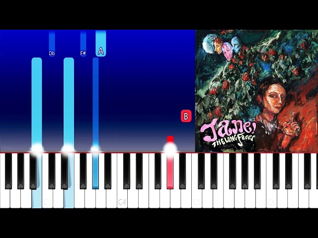 The Long Faces - Jane! (Piano Tutorial)