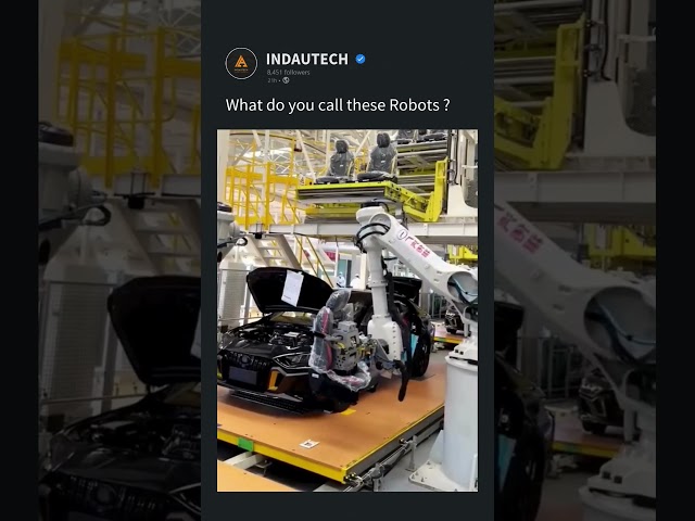 Autonomous Car Factory Robots