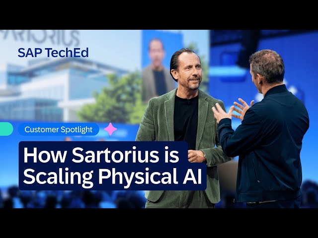 Customer Spotlight: How Sartorius is Scaling Physical AI | SAP TechEd 2025