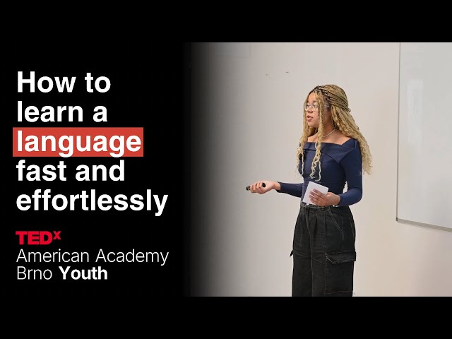 How to learn a language fast and effortlessly | Victoria Obiageli | TEDxAmerican Academy Brno
