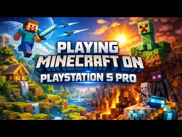 Minecraft on PS5 Pro 🔥 Ultra Graphics, Smooth Gameplay & Next-Gen Experience
