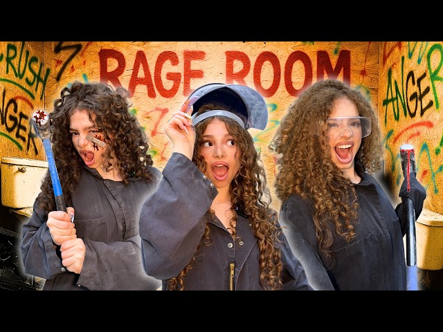 Kalogeras Sisters GO TO A RAGE ROOM!