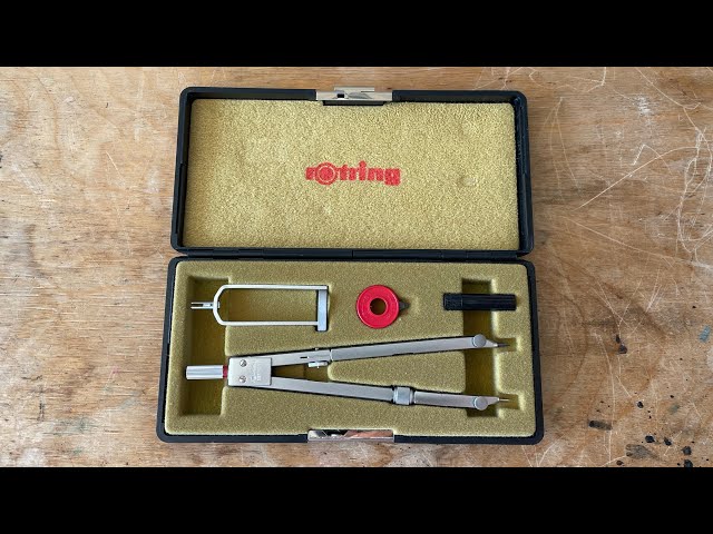 Review - Rotring Technical Compass w Telescopic Leg and Tech Pen Holder