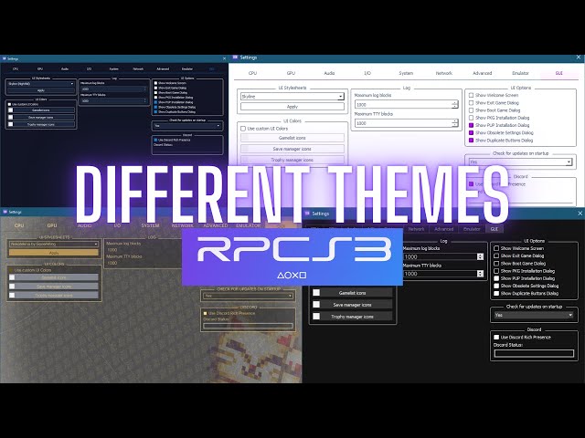 How To Change Themes In RPCS3 Quick Guide