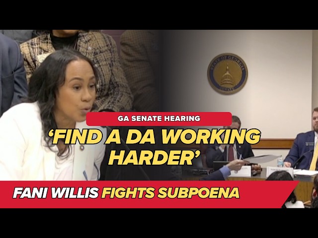 Fani Willis Defends Her Workload Amid Criticism During Hearing