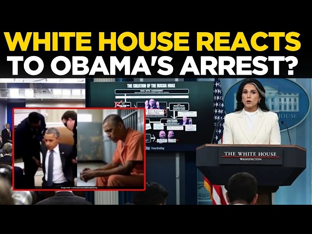 US Breaking News LIVE: Barack Obama Under Fire | White House' Big Remark On Obama's Arrest | Trump