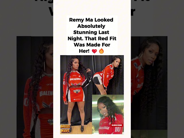 Remy Ma Stuns in Red ❤️#shorts #RemyMa #RedDress #Stunning