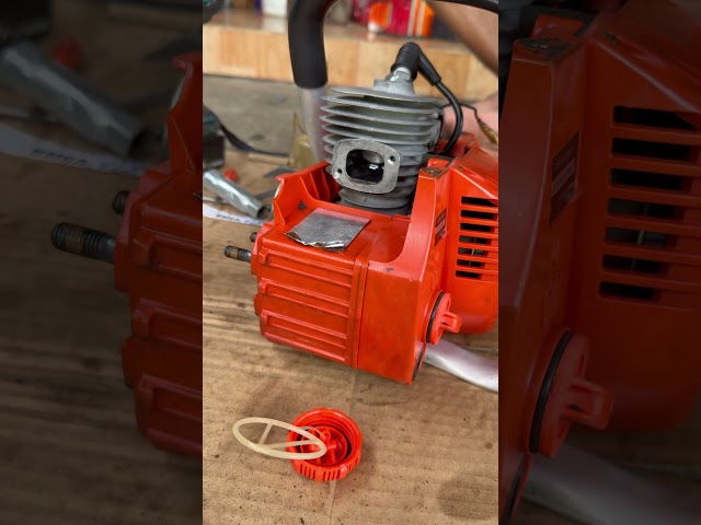 Check the engine compression after repairing the chainsaw — what do you think about it?