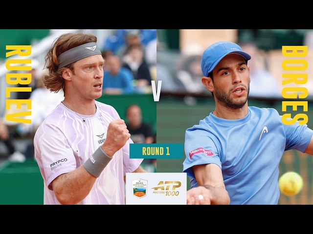 Andrey Rublev vs. Nuno Borges Highlights | Rolex Monte Carlo Masters
