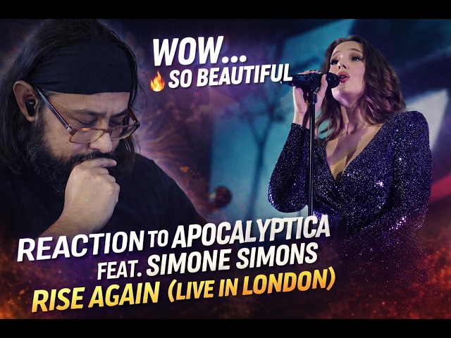 Reacting to Apocalyptica feat.  Simone Simons | Rise Again | Live in London
