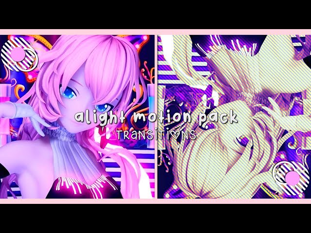 •Alight Motion transitions pack || Xml links•