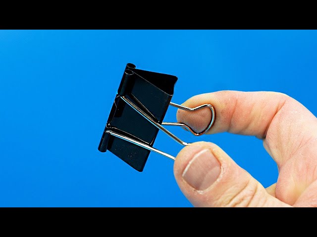 Few people know about this function of a clerical clip!!!