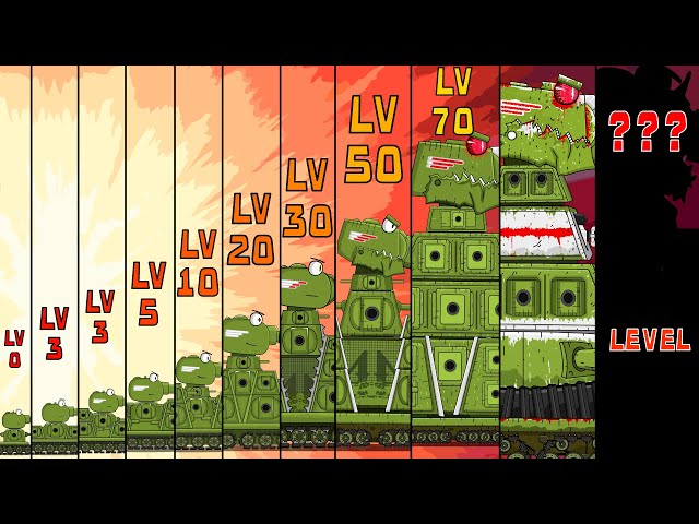 All series - KV-44 Mega Leveling + BONUS: Cartoons about tanks