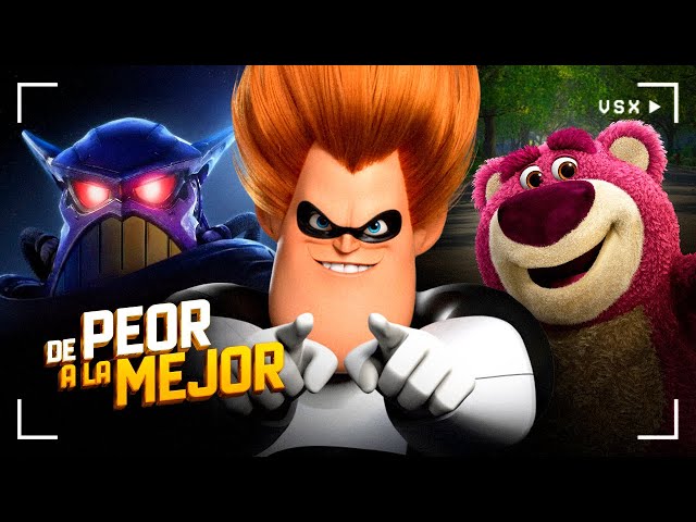 Villanos Pixar de PEOR a MEJOR - VSX Project