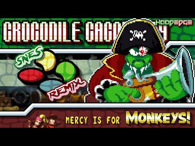 Donkey Kong Country 2 - Mercy is for Monkeys! 🏴‍☠️ ~ Crocodile Cacophony 【SNES Remix】
