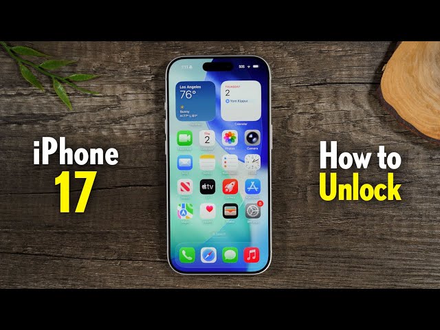How to Unlock iPhone 17