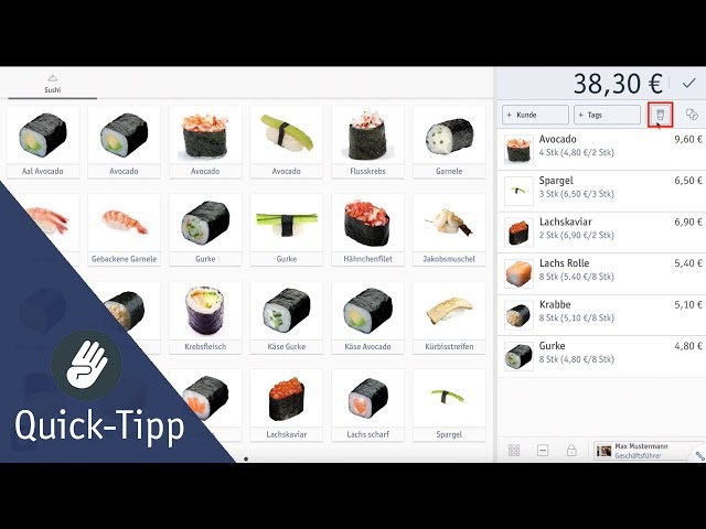 Außer-Haus-Bestellung buchen | enforePOS Quick-Tipps