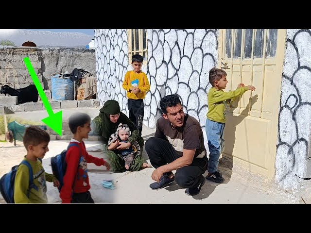 Love of rural life, baking local bread, Hussein and Ali going to school