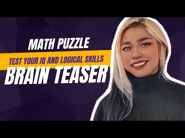 This riddle will test your IQ! IQ Test #iqtest