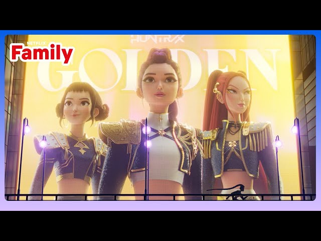 ‘Golden’ Lyric Video | KPop Demon Hunters | Netflix Family