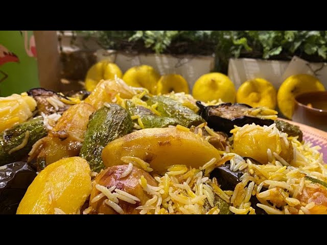 رز   مقلوبة سهلة | magloba rice| salloma