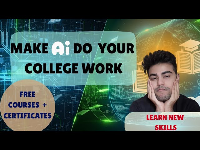AI for BEGINNERS 🔥 4 FREE COURSES, free PROJECTS and more.... Series: AI for STUDENTS 