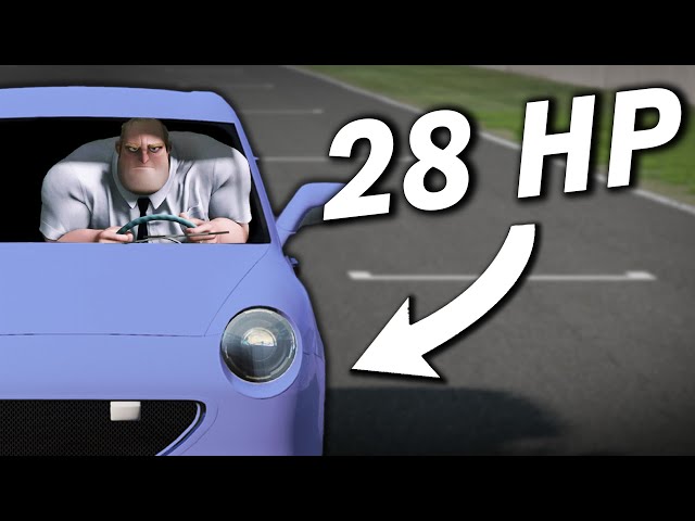 I Built and Raced The SLOWEST Car in BeamNG!