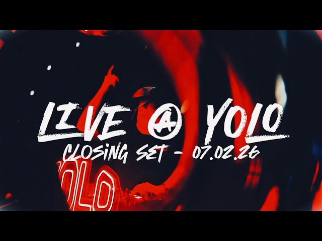 LIVE @ YOLO (Closing Set - 07.02.26) | Tech House - Indie Dance - Melodic Techno - Progressive House