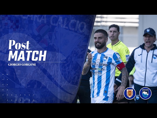 POST PARTITA REGGIANA PESCARA MISTER GORGONE