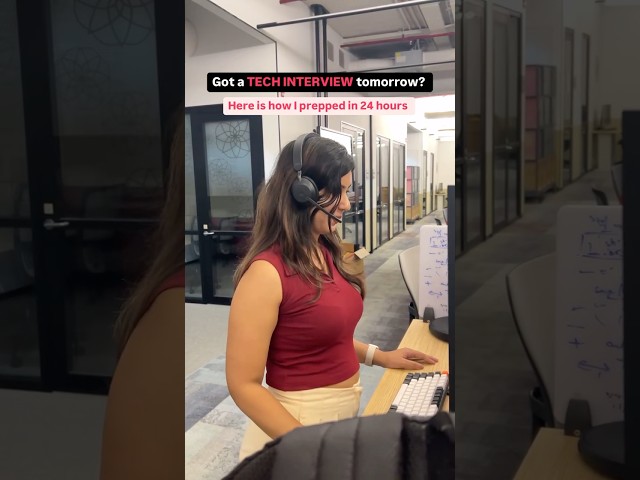 Last minute tech interview preparation!