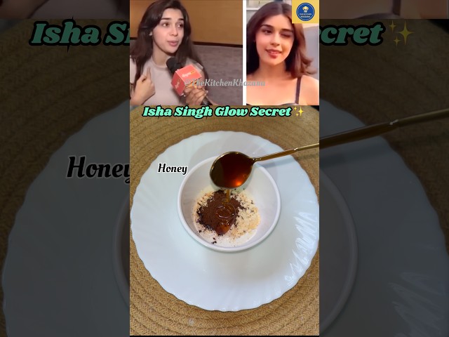 Get Clear, Glowing Skin Naturally | Isha Singh Inspired Face Mask #shorts