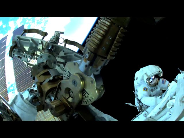 Space Station EVA POV Camera - Michael Hopkins