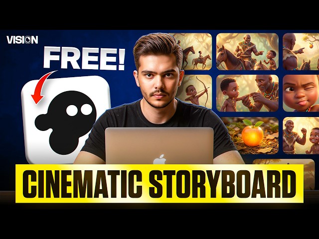 Invideo Vision Tutorial 2026 | Create Cinematic Storyboards with AI for FREE (Step-by-Step Guide)