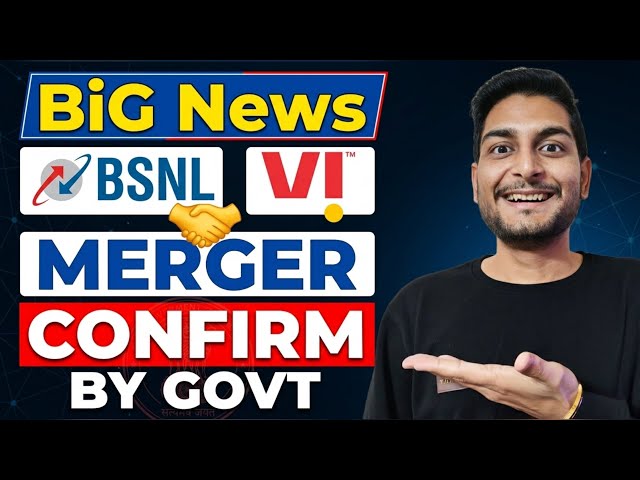 Bsnl & Vi Merge ? Confirm By Govt | Vi loss 4 Lakh Subscriber 