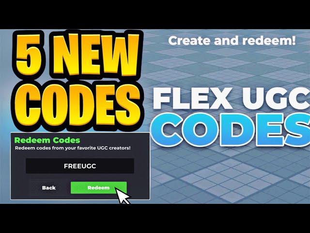 *NEW* All Working UPDATE CODES FOR FLEX UGC IN APRIL 2026 | ROBLOX FLEX UGC CODES