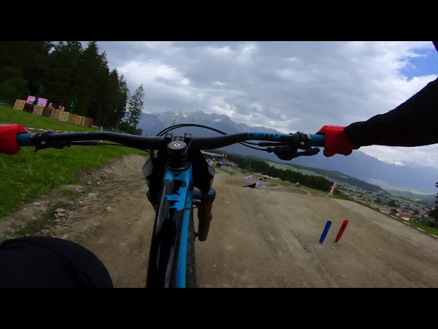GoPro Course Preview 100% Dual Slalom Innsbruck with Vaea Verbeeck - 2019 Crankworx Innsbruck