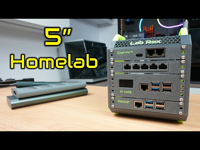 I Built a 5" Portable Raspberry Pi Homelab