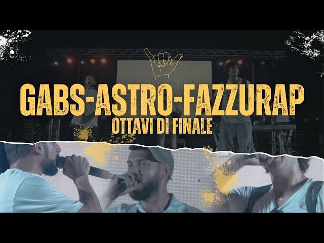 GABS vs ASTRO vs FAZZURAP - SHAKA BRAWL - OTTAVI di FINALE - Freestyle Rap Battle