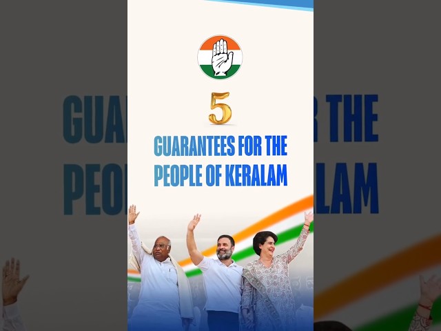 Congress Guarantees for the People of Keralam ✨
