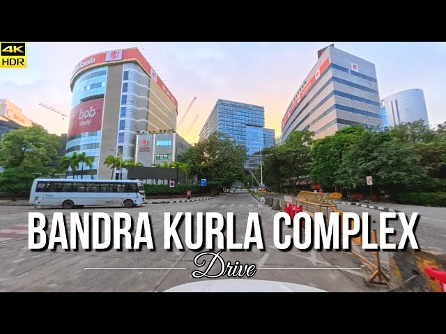 Bandra Kurla Complex Drive | Mumbai’s Modern Business District |  4K HDR