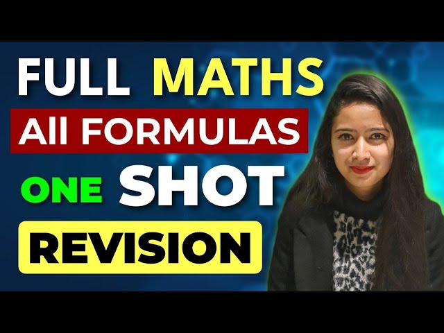 Full Maths Formulas One SHOT Revision Class 12 Boards- Kuch Nahi Padha To Aajao #mathsclass12 #maths