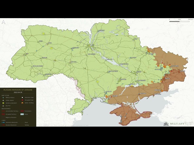 Ukraine invasion map day 12 - 144